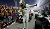 Singapore GP: Hamilton wins after Vettel crashes out