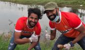 India Hockey stars bring out cleaning kit to kick off Swachh Bharat week