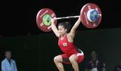 PM Modi hails weightlifters Sanjita Chanu, Lather