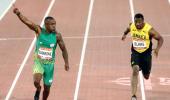 Simbine upsets Blake to win 100 metres gold