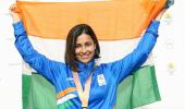 Sidhu smashes CWG record for India's third shooting gold