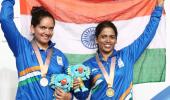 Tejaswini wins 50m Rifle 3 Positions gold, Moudgil silver