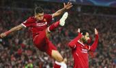 Champions League PIX: Salah shines again as Liverpool romp Roma