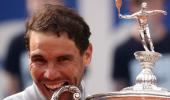 Nadal storms past teenager Tsitsipas to win 11th Barcelona title