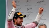 Force India's Perez hails best laps of his F1 career