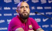 New Barca signing Vidal determined to win three Champions Leagues