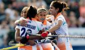 Women's hockey team scores 21 against Kazkahstan