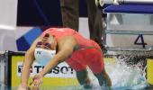 'Mermaid' Liu swims world record time to win 50m backstroke gold