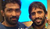 WATCH! Bajrang Punia returns to a hero's welcome