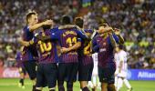 La Liga: Barcelona scrape past Valladolid on 'deplorable' pitch