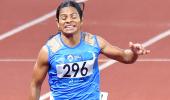 Asiad athletics: Dutee bags second medal, wins 200m silver