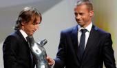 Modric voted UEFA's Player of the Year ahead of Ronaldo, Salah