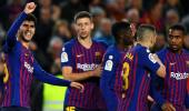 La Liga PHOTOS: Barcelona reclaim top spot; Atletico salvage draw