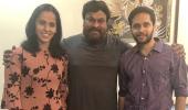 Saina, Kashyap invite Chiranjeevi, KTR to their wedding