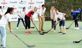 PHOTOS: Hockey time for Canadian PM Trudeau