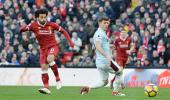 EPL PHOTOS: Salah scores again as Liverpool thrash West Ham