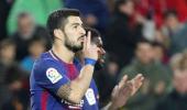 Suarez 'tricks' as Barca rout Girona; 'BBC' back on air for Real