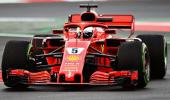 F1 PHOTOS: Vettel fastest in testing; Hamilton 'sacrifices' stint