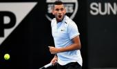 PHOTOS: Siniakova tames Sharapova; Kyrgios sets up Dimitrov clash