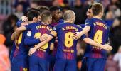 La Liga: Messi, Suarez and Paulinho on target in routine Barca win