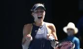 Kerber back in quarter-finals club after tough year