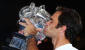 Federer fights off Cilic to win sixth Australian Open title