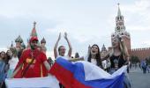 PICS: Russia parties as Spain shoot-out win keeps World Cup dream alive