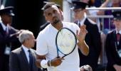 Kyrgios serves notice of intent at Wimbledon