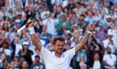 Wawrinka upsets Dimitrov after girlfriend Vekic ousts Stephens