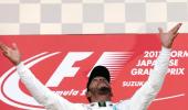 Hamilton feels the hand of God over him