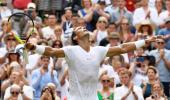 Wimbledon PIX: Nadal, Djokovic advance; Cilic, Wawrinka, Konta exit