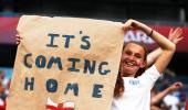 Optimistic media celebrate England's World Cup semi-final spot