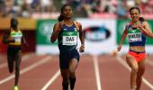 Congratulate Hima Das on winning gold at Junior Athletics C'ships