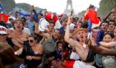 PIX: French fans go wild from Paris to Moscow after World Cup win