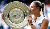 PHOTOS: Kerber stuns Serena to win Wimbledon title