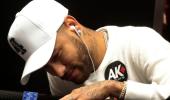 No dives, but bluffs aplenty as Neymar shows poker skills