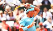 French Open PIX: Nadal crushes Gasquet; Sharapova ousts Pliskova, Kvitova stunned