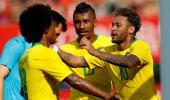 WC warm-up: Neymar goal caps impressive Brazil win over feisty Austria