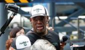 Former NBA star Rodman arrives in Singapore for Trump-Kim summit