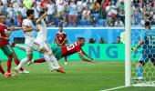 PHOTOS: Iran stun Morocco with stoppage-time own goal