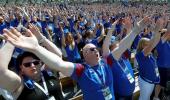 PHOTOS: Iceland fans warm up with Viking clap