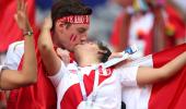 Peru fans outnumber France's 7-to-1 in Yekaterinburg