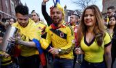 Colombians bring salsa spirit to staid Saransk