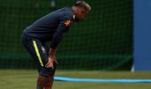 SHOCKER! Neymar limps out of Brazil training