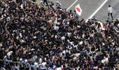 Japan's World Cup win over Colombia lifts mood after quake