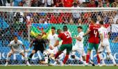 Ponderous Portugal spared embarrassment by Morocco's profligacy