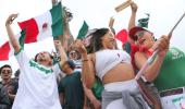 World Cup diary: Mexico fans wave gay pride flags in victory