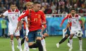 WC PIX: Spain snatch late draw with Morocco to top group