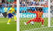 PHOTOS: Sweden rout Mexico but both qualify for last 16