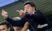 Maradona hospitalised after watching intense Argentina victory